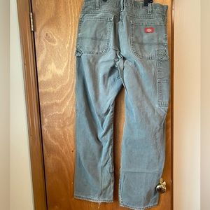 Dickies Mens Green Work Pants 36 x 34